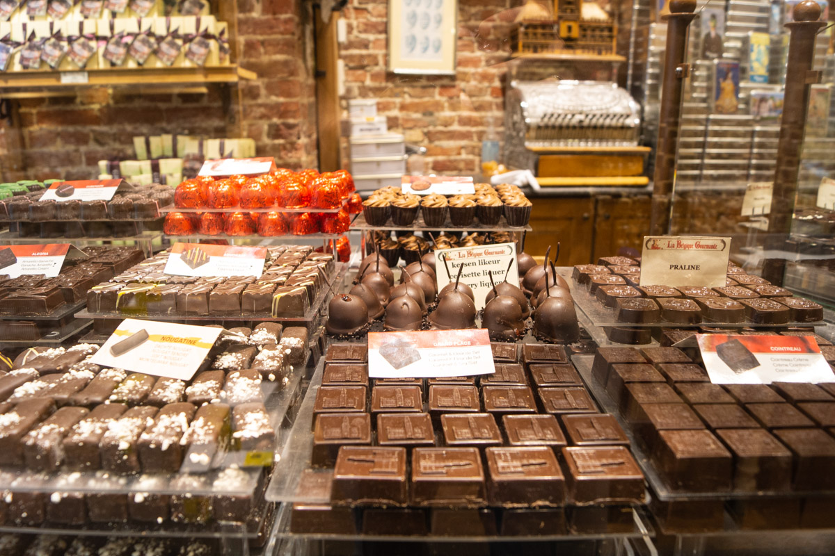 Schokolade und Pralinen aus Belgien