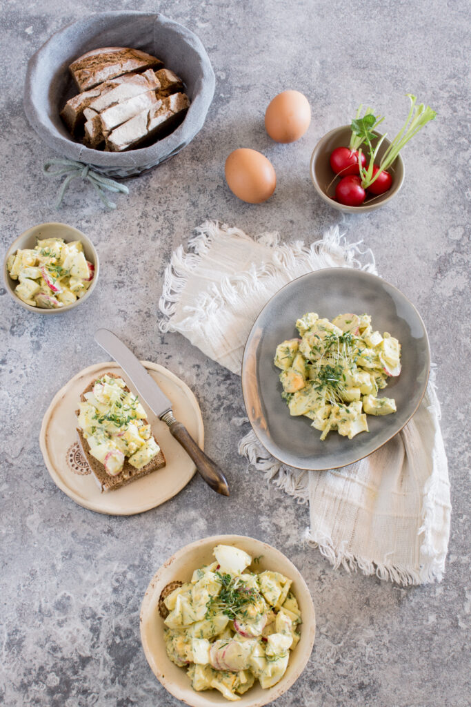 Eiersalat mit Radieschen - LieberBacken