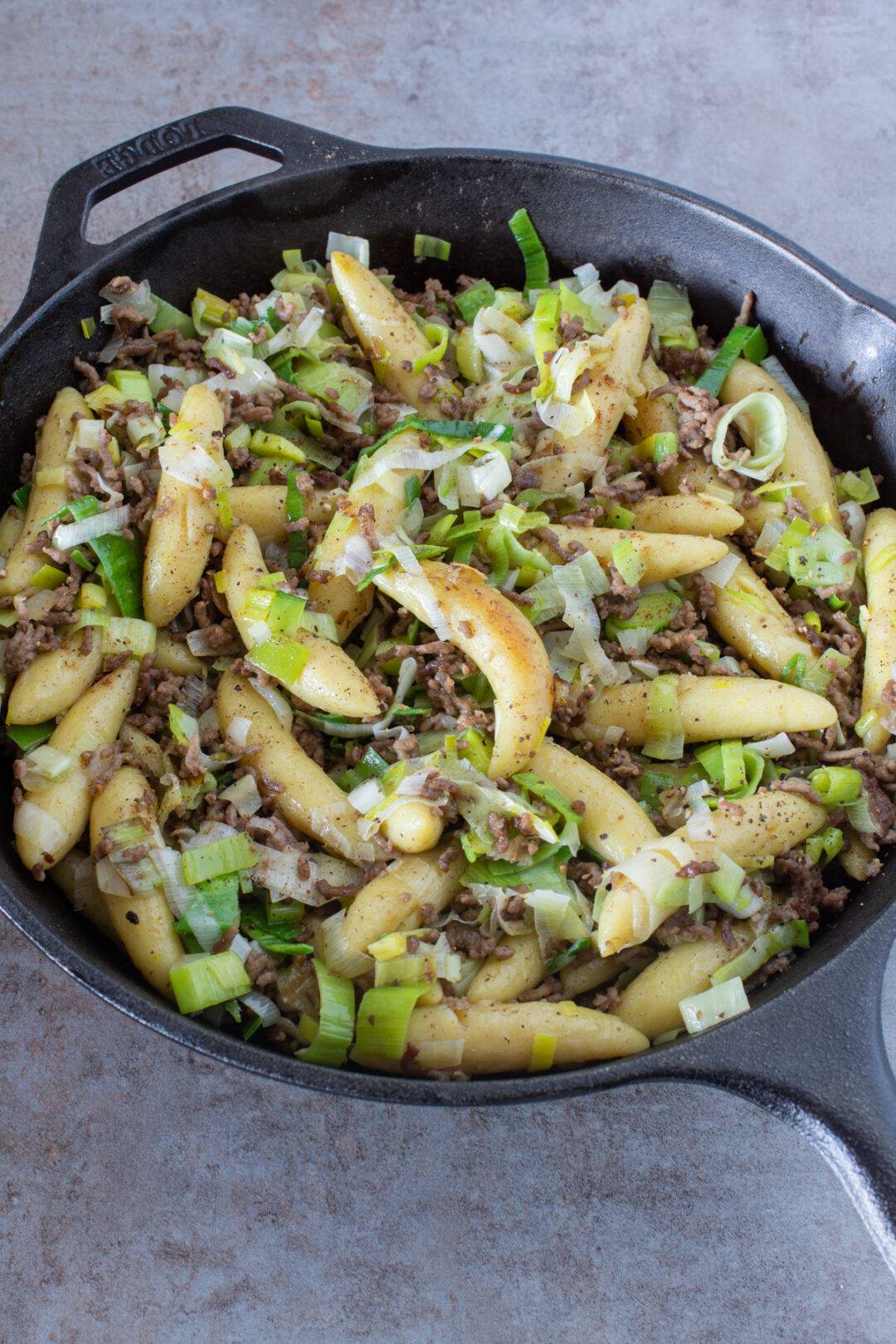 Schupfnudel Pfanne Mit Hack Und Lauch Lieberbacken