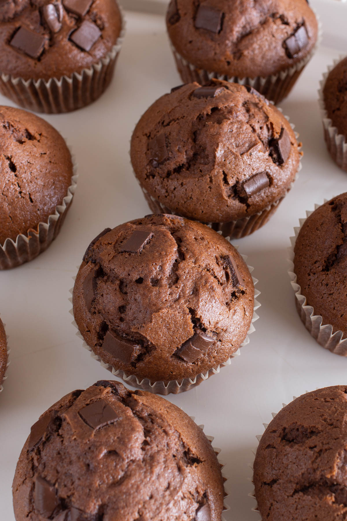 Schokoladenmuffins: Einfaches Rezept